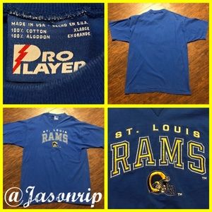 Vintage 90’s St.Louis Rams Pro Player XL T Shirt